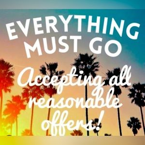 Closet clean up!!! Send me your offers!!!!